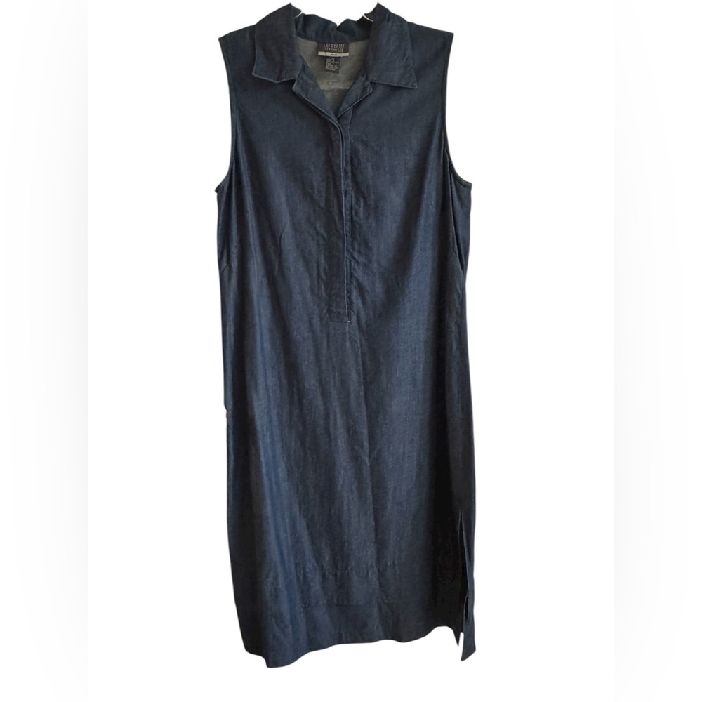 Lafayette 148 New York Womens Y2K 90s  Maxi Dress Sz 12P Teacher Classic